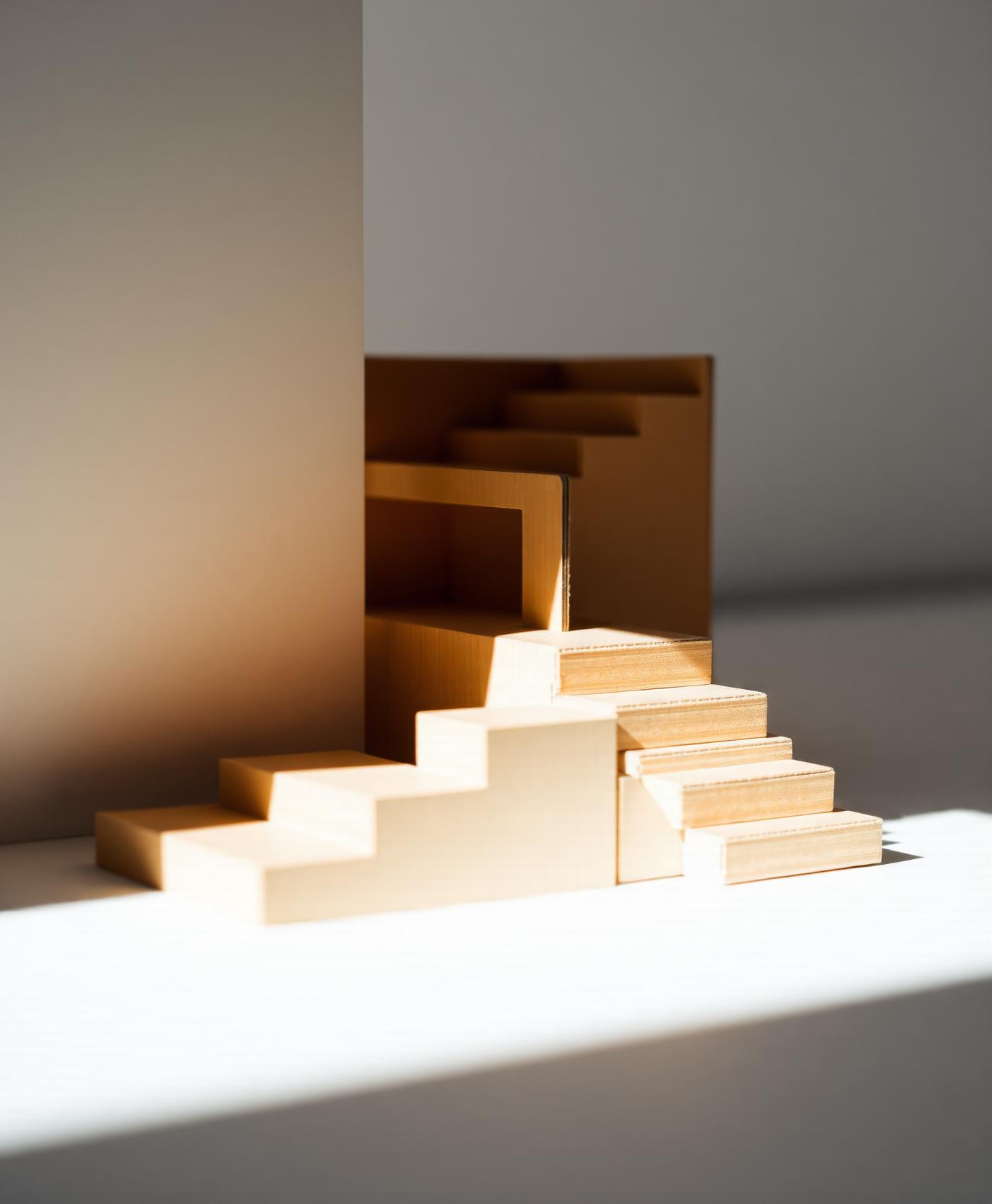 Stair detail model